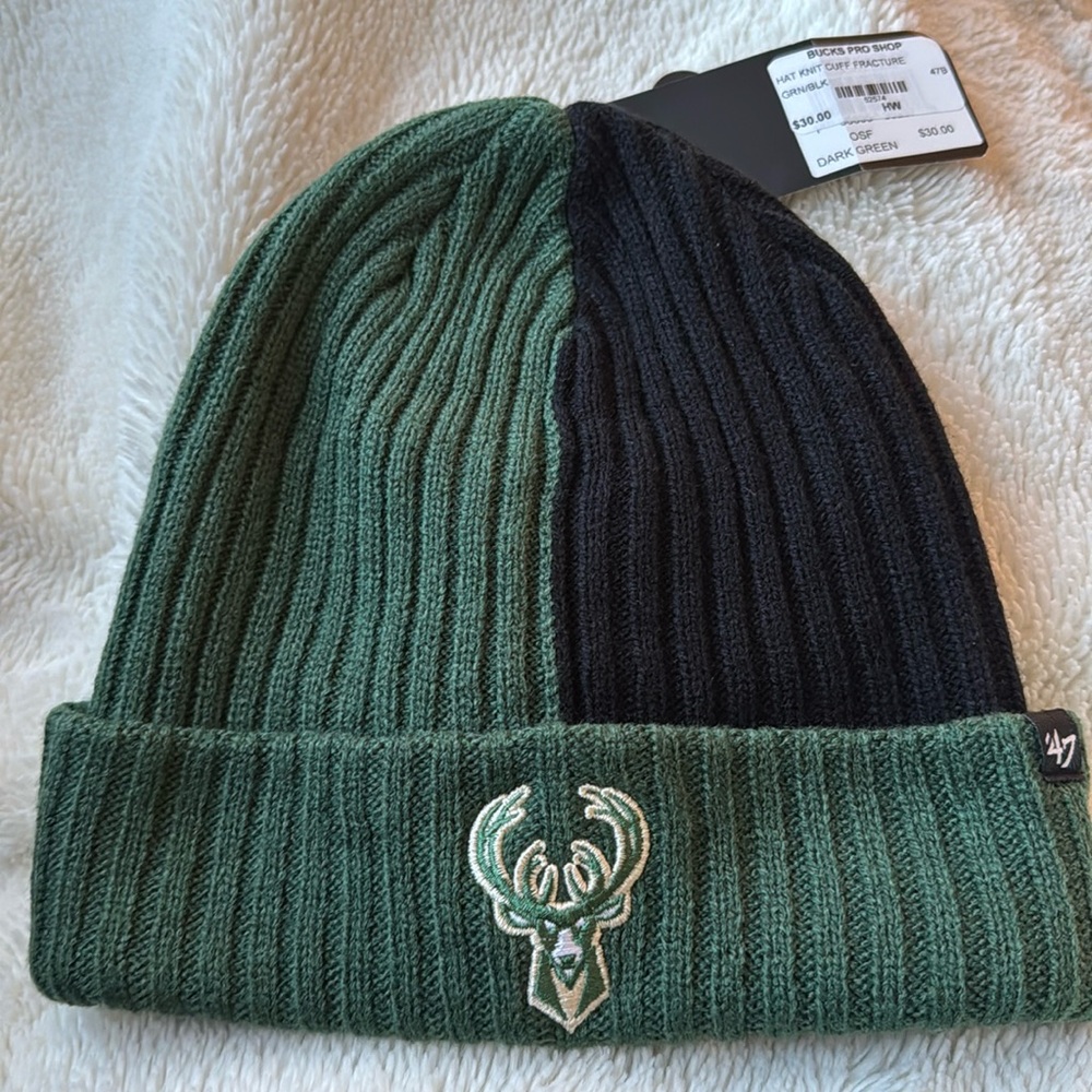 Milwaukee Bucks | Basketball NBA Stocking Hat Beanie Winter New with Tags ‘47